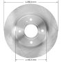 BENDIX DRUM & ROTORS PRT6061 BENDIX Disc Brake Rotor