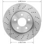 BENDIX DRUM & ROTORS PRT6071 BENDIX Disc Brake Rotor