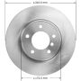 BENDIX DRUM & ROTORS PRT6080 BENDIX Disc Brake Rotor