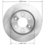 BENDIX DRUM & ROTORS PRT6099 BENDIX Disc Brake Rotor