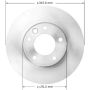 BENDIX DRUM & ROTORS PRT6115 BENDIX Disc Brake Rotor