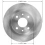 BENDIX DRUM & ROTORS PRT6121 BENDIX Disc Brake Rotor