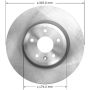 BENDIX DRUM & ROTORS PRT6124 BENDIX Disc Brake Rotor