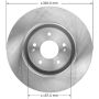 BENDIX DRUM & ROTORS PRT6127 BENDIX Disc Brake Rotor