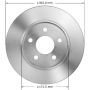 BENDIX DRUM & ROTORS PRT6130 BENDIX Disc Brake Rotor