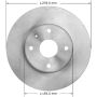 BENDIX DRUM & ROTORS PRT6131 BENDIX Disc Brake Rotor