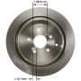 BENDIX DRUM & ROTORS PRT6141 BENDIX Disc Brake Rotor