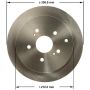 BENDIX DRUM & ROTORS PRT6141 BENDIX Disc Brake Rotor