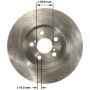 BENDIX DRUM & ROTORS PRT6142 BENDIX Disc Brake Rotor