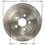 BENDIX DRUM & ROTORS PRT6142 BENDIX Disc Brake Rotor