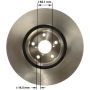 BENDIX DRUM & ROTORS PRT6144 BENDIX Disc Brake Rotor