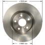BENDIX DRUM & ROTORS PRT6144 BENDIX Disc Brake Rotor
