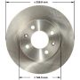 BENDIX DRUM & ROTORS PRT6146 BENDIX Disc Brake Rotor