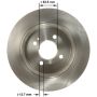 BENDIX DRUM & ROTORS PRT6147 BENDIX Disc Brake Rotor