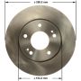 BENDIX DRUM & ROTORS PRT6148 BENDIX Disc Brake Rotor