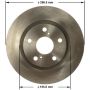 BENDIX DRUM & ROTORS PRT6155 BENDIX Disc Brake Rotor
