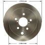 BENDIX DRUM & ROTORS PRT6157 BENDIX Disc Brake Rotor