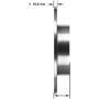 BENDIX DRUM & ROTORS PRT6161 BENDIX Disc Brake Rotor