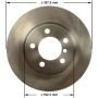 BENDIX DRUM & ROTORS PRT6162 BENDIX Disc Brake Rotor