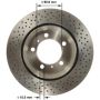 BENDIX DRUM & ROTORS PRT6163 BENDIX Disc Brake Rotor