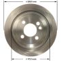 BENDIX DRUM & ROTORS PRT6165 BENDIX Disc Brake Rotor