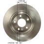 BENDIX DRUM & ROTORS PRT6171 BENDIX Disc Brake Rotor