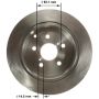 BENDIX DRUM & ROTORS PRT6174 BENDIX Disc Brake Rotor
