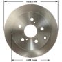 BENDIX DRUM & ROTORS PRT6174 BENDIX Disc Brake Rotor