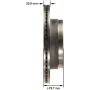 BENDIX DRUM & ROTORS PRT6177 BENDIX Disc Brake Rotor