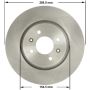 BENDIX DRUM & ROTORS PRT6181 BENDIX Disc Brake Rotor