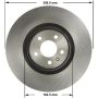 BENDIX DRUM & ROTORS PRT6185 BENDIX Disc Brake Rotor