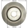BENDIX DRUM & ROTORS PRT6189 BENDIX Disc Brake Rotor