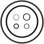 BALDWIN FILTERS 100-GK Complete Gasket Kit for Dahl Model 100
