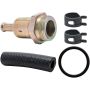 BALDWIN FILTERS BF46225 In-Line Fuel Filter with Clamps and Hose