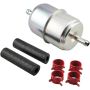 BALDWIN FILTERS BF833-K2 In-Line Fuel Filter with Clamps and Hoses