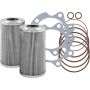 BALDWIN FILTERS PT9415-MPG KIT Set of 2 Max. Perf. Glass Transmission Elements