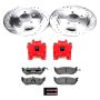 PowerStop KC3150-36 Z36 Truck and SUV Ceramic Brake Pad, Drilled & Slotted Rotor, and Caliper Kit