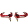 Camburg CAM-310184-RED Toyota Tacoma 05-23 / 4-Runner 03-23 / FJ 07-14 KINETIK V2 Billet Uniball Upper Arms (Red)