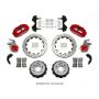 Wilwood 140-14262-DR Narrow Superlite 4R / MC4 Rear Kit 12.88 Drilled Red Currie Pro-Tour Unit Bearing Floater