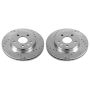 PowerStop AR82134XPR PowerStop Evolution Performance Drilled, Slotted & Plated Brake Rotor Pair