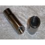 Stainless Works 790250 Double Wall 30 Deg Slash Cut Exhaust Tip 3in Body 2 1/2in ID