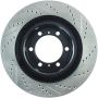 Stoptech 127.44174R Slotted & Drilled Sport Brake Rotor