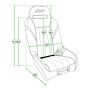 PRP Seats A5701-PORXP-204 PRP Polaris RZR PRO XP/PRO R/Turbo R GT/S.E. Suspension Seat- Black/Red