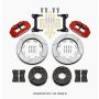 Wilwood 140-15302-R Narrow Superlite 6R Front Kit 12.19in Drilled Red 63-87 C10 w/  Pro Spindles