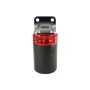 Aeromotive 12317 SS Series Billet Canister Style Fuel Filter Anodized Black/Red - 10 Micron Fabric Element