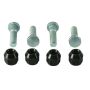 QuadBoss 608249 09-13 Kawasaki KVF650 Brute Force 4x4i Front Wheel Stud & Nut Kit