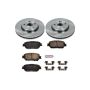 PowerStop KOE5272 OE Stock Replacement Low-Dust Ceramic Brake Pad and Rotor Kit