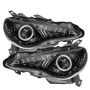 SPYDER 5075475 Projector Headlights- DRL LED - Black