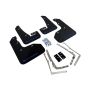 Rally Armor MF40-UR-BLK/BL Black Mud Flap/Blue Logo
