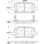 Stoptech 308.08650 Street Brake Pads